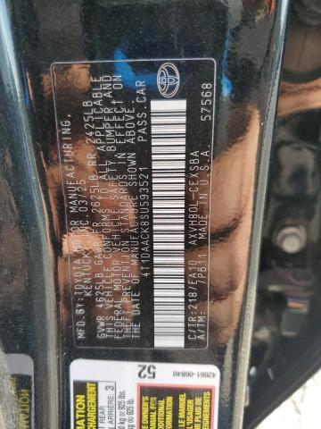 4T1DAACK8SU593521 - 2025 TOYOTA CAMRY XSE BLACK photo 12