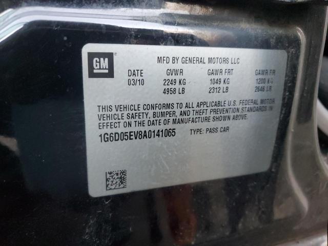 1G6D05EV8A0141065 - 2010 CADILLAC CTS PERFORMANCE COLLECTION BLACK photo 12