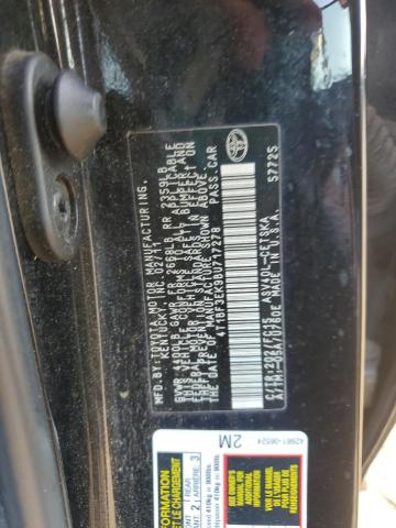 4T1BF3EK9BU717278 - 2011 TOYOTA CAMRY BASE BLACK photo 12