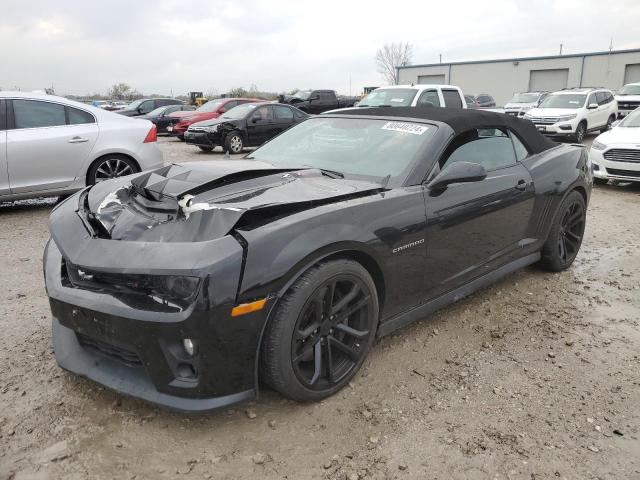 2G1FL3DP1D9807609 - 2013 CHEVROLET CAMARO ZL1 BLACK photo 1