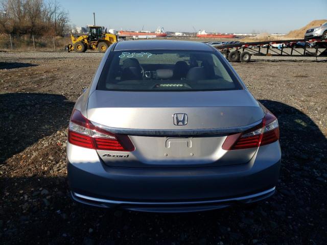 1HGCR2F39HA308839 - 2017 HONDA ACCORD LX SILVER photo 6