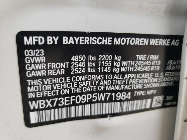 WBX73EF09P5W71984 - 2023 BMW X1 XDRIVE28I WHITE photo 12