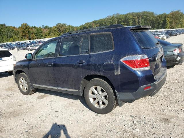 5TDBK3EH8DS266128 - 2013 TOYOTA HIGHLANDER BASE Blau Foto 2