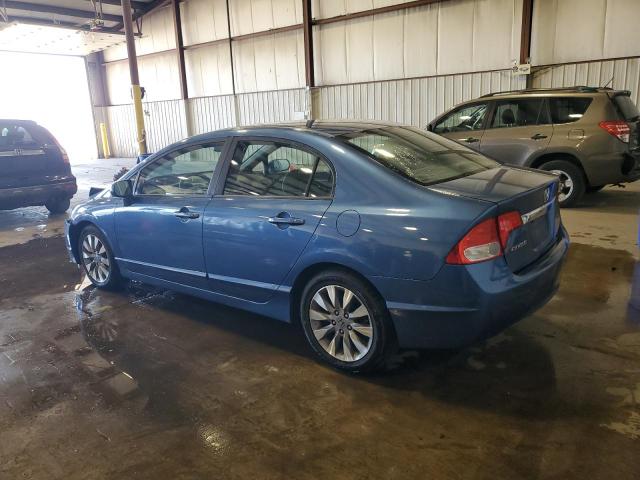 19XFA1F82AE040678 - 2010 HONDA CIVIC EX BLUE photo 2