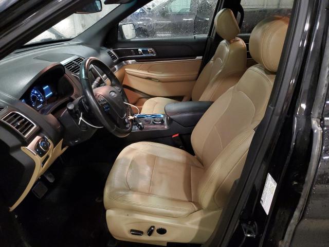 1FM5K8F88GGC48683 - 2016 FORD EXPLORER LIMITED BLACK photo 7