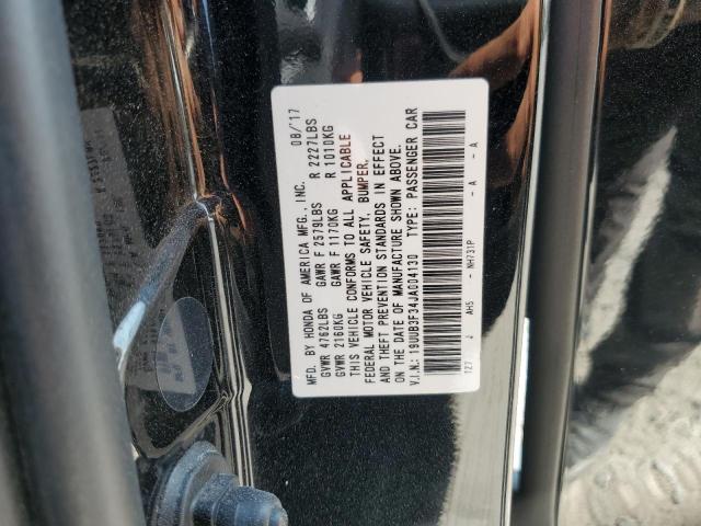 19UUB3F34JA004130 - 2018 ACURA TLX BLACK photo 12