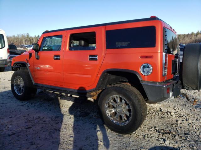 5GRGN23838H106225 - 2008 HUMMER H2 ORANGE photo 2