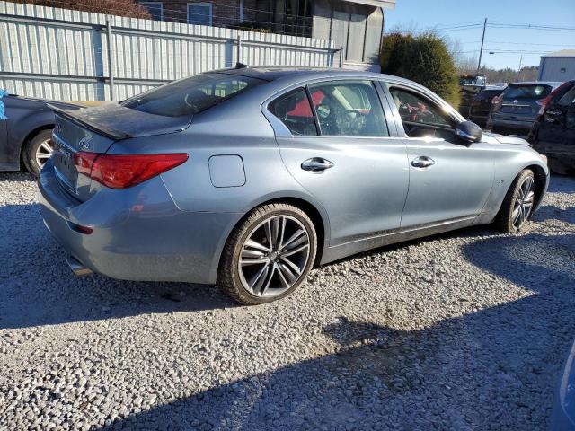 JN1BV7AR0EM683000 - 2014 INFINITI Q50 BASE TEAL photo 3