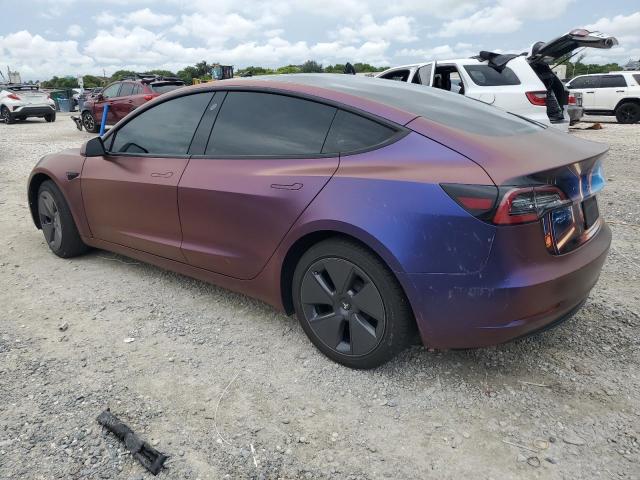 5YJ3E1EB8NF345865 - 2022 TESLA MODEL 3 Zweifarbig Foto 2