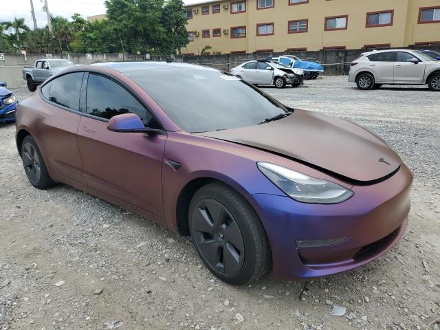 5YJ3E1EB8NF345865 - 2022 TESLA MODEL 3 Zweifarbig Foto 4