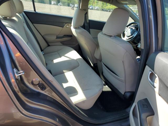 19XFB2F55FE278525 - 2015 HONDA CIVIC LX Արծաթագույն լուսանկար 10