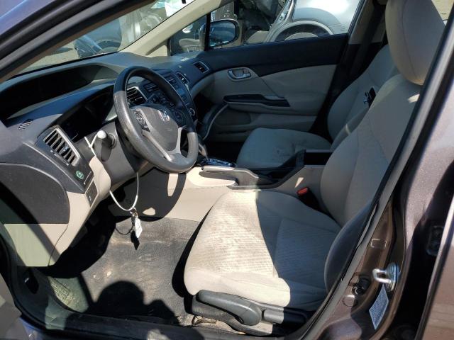 19XFB2F55FE278525 - 2015 HONDA CIVIC LX Արծաթագույն լուսանկար 7