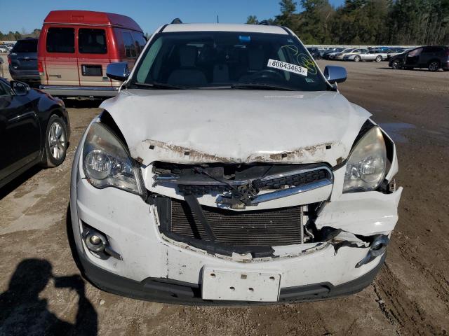 2GNALPEK5D1160696 - 2013 CHEVROLET EQUINOX LT WHITE photo 5