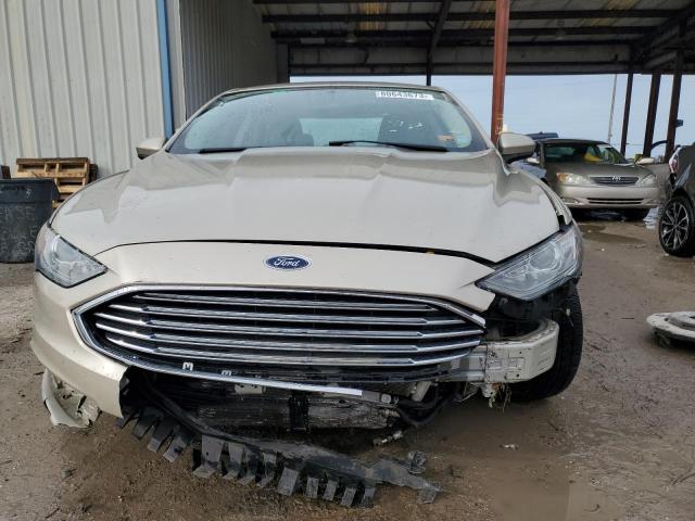 3FA6P0LU4JR235691 - 2018 FORD FUSION SE HYBRID BEIGE photo 5