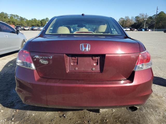 1HGCP2F86AA025239 - 2010 HONDA ACCORD EXL BURGUNDY photo 6