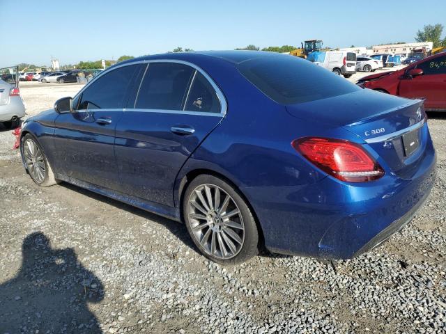 55SWF8DB1KU316478 - 2019 MERCEDES-BENZ C 300 ლურჯი ფოტო 2