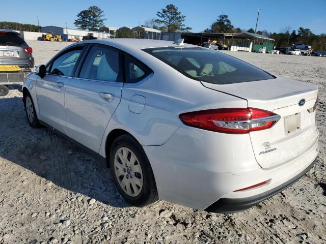 3FA6P0G70LR134719 - 2020 FORD FUSION S WHITE photo 2