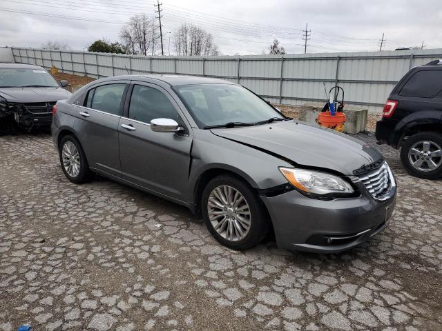 1C3CCBCG2CN123903 - 2012 CHRYSLER 200 LIMITED GRAY photo 4