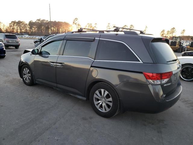 5FNRL5H61EB050029 - 2014 HONDA ODYSSEY EXL GRAY photo 2