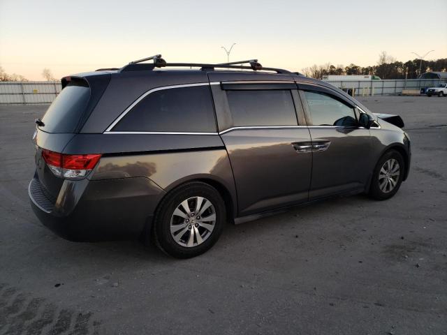 5FNRL5H61EB050029 - 2014 HONDA ODYSSEY EXL GRAY photo 3