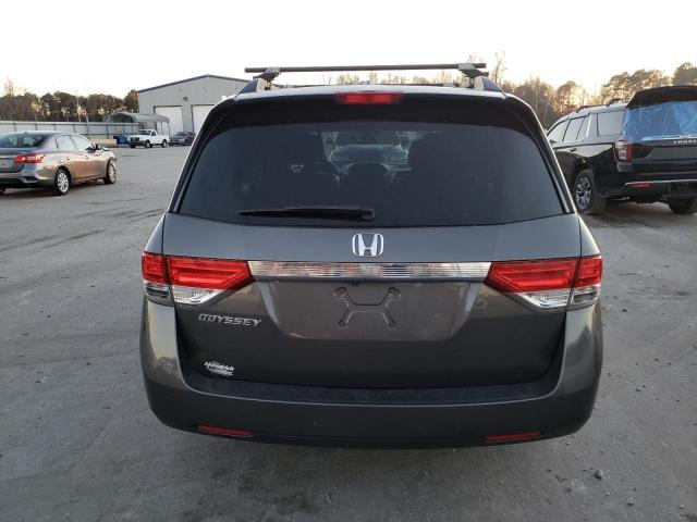 5FNRL5H61EB050029 - 2014 HONDA ODYSSEY EXL GRAY photo 6