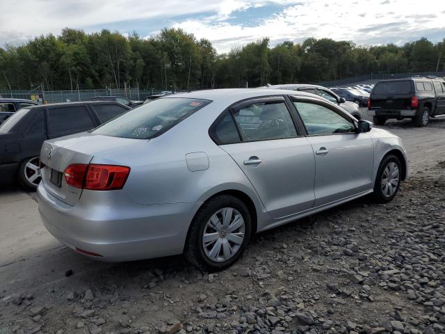 3VWDP7AJ8CM107941 - 2012 VOLKSWAGEN JETTA SE SILVER photo 3