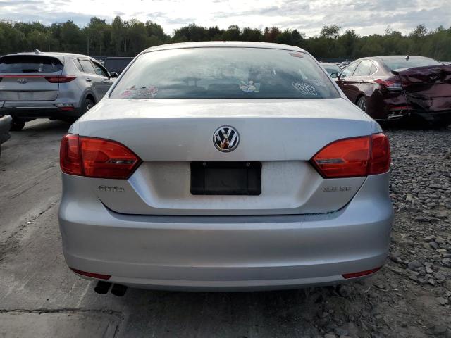 3VWDP7AJ8CM107941 - 2012 VOLKSWAGEN JETTA SE SILVER photo 6