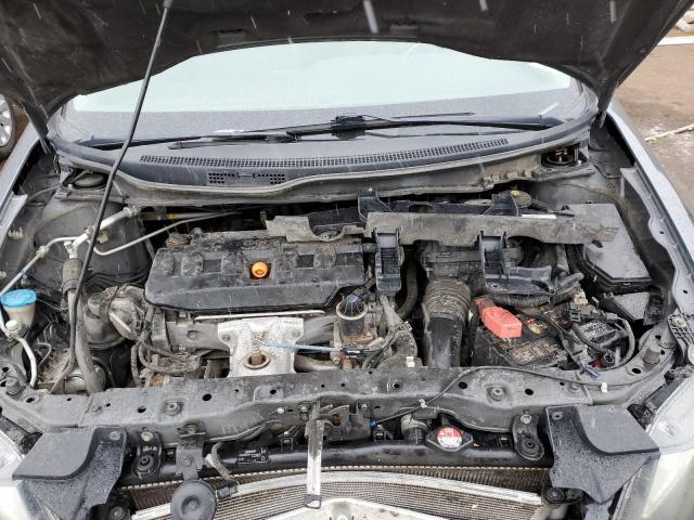 2HGFB2F81CH546210 - 2012 HONDA CIVIC EX GRAY photo 11