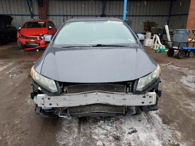 2HGFB2F81CH546210 - 2012 HONDA CIVIC EX GRAY photo 5