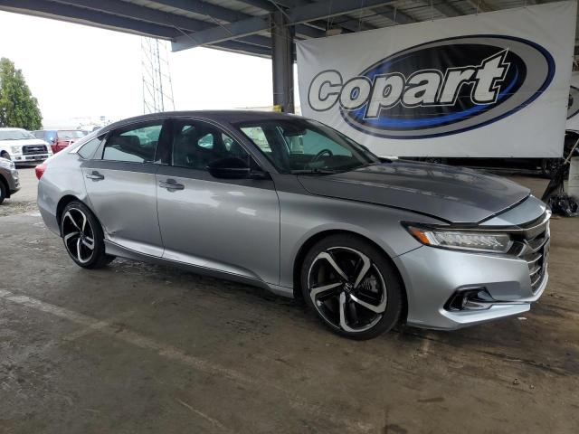 1HGCV1F33NA099888 - 2022 HONDA ACCORD SPORT 银色 照片 4