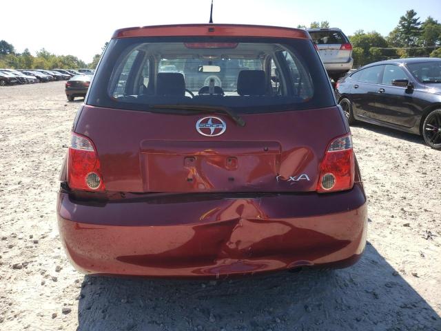 JTKKT624960136695 - 2006 TOYOTA SCION XA RED photo 6