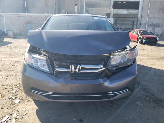 5FNRL5H68GB034817 - 2016 HONDA ODYSSEY EXL GRAY photo 5