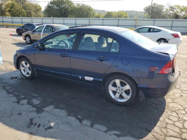 1HGFA16818L033112 - 2008 HONDA CIVIC EX BLUE photo 2