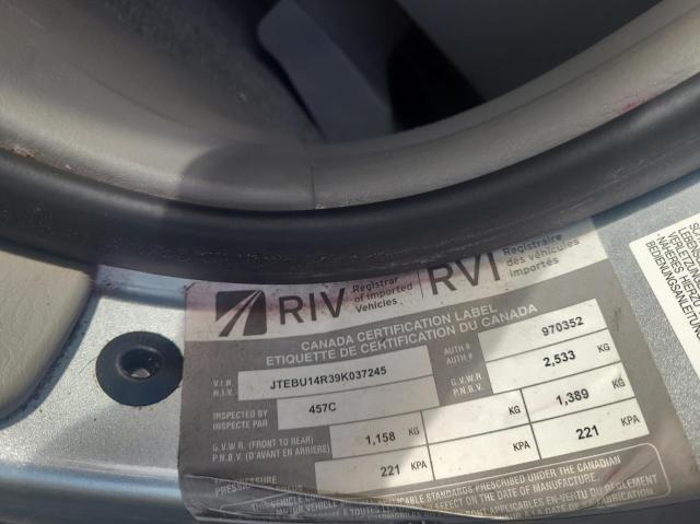 JTEBU14R39K037245 - 2009 TOYOTA 4RUNNER SR5 GRAY photo 12