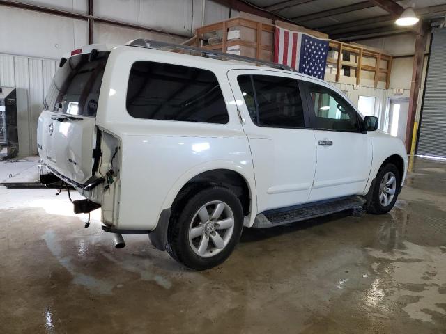 5N1BA0ND3DN603708 - 2013 NISSAN ARMADA SV WHITE photo 3