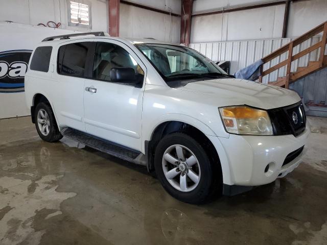 5N1BA0ND3DN603708 - 2013 NISSAN ARMADA SV WHITE photo 4