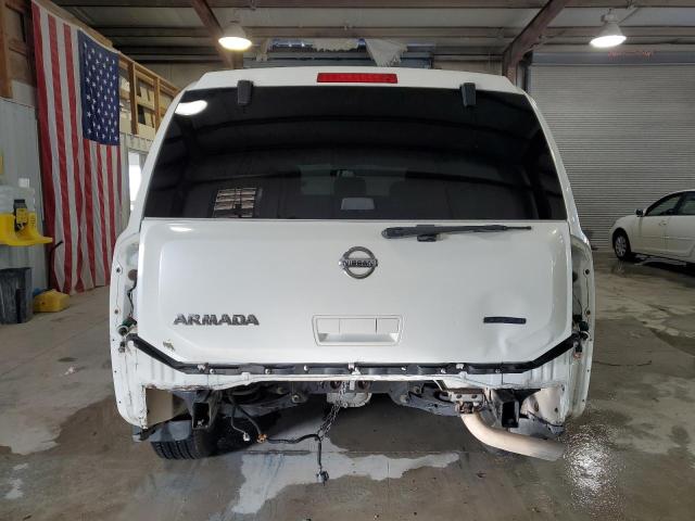 5N1BA0ND3DN603708 - 2013 NISSAN ARMADA SV WHITE photo 6