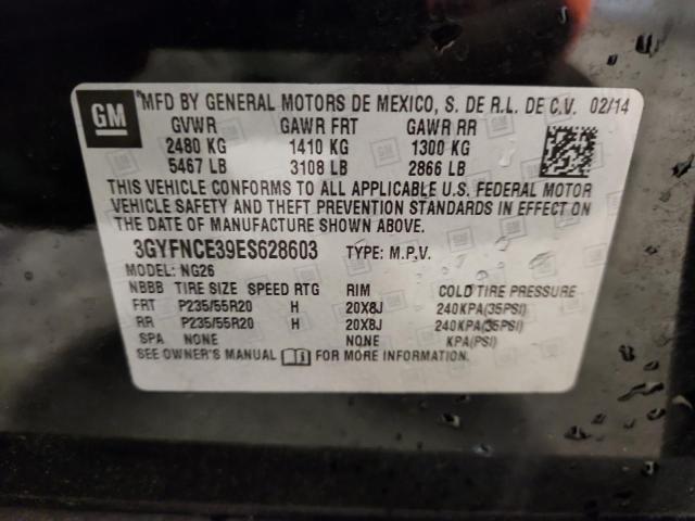 3GYFNCE39ES628603 - 2014 CADILLAC SRX PERFORMANCE COLLECTION Schwarz Foto 13