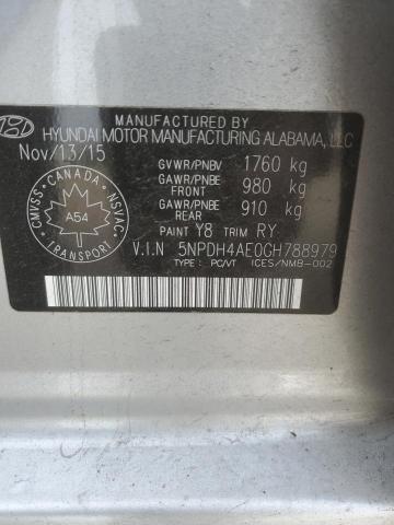 5NPDH4AE0GH788979 - 2016 HYUNDAI ELANTRA SE GRAY photo 13