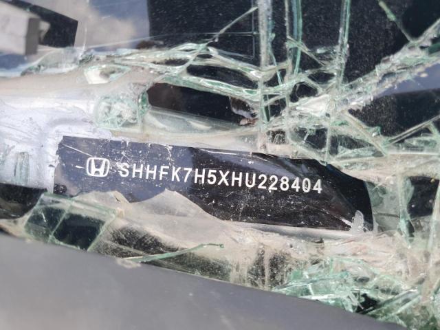 SHHFK7H5XHU228404 - 2017 HONDA CIVIC EX SILVER photo 12