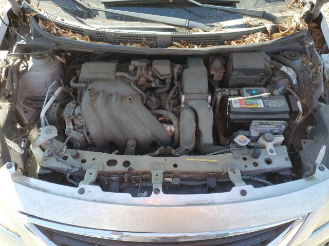 3N1CN7AP3CL930701 - 2012 NISSAN VERSA S SILVER photo 11