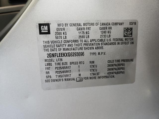 2GNFLEEKXG6293696 - 2016 CHEVROLET EQUINOX LS 银色 照片 13