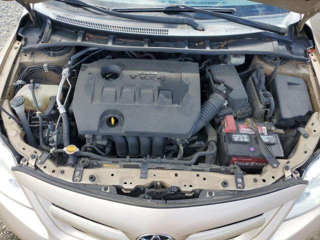 2T1BU4EE7CC799200 - 2012 TOYOTA COROLLA BASE 金色 照片 11