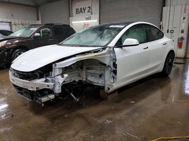 5YJ3E1EA5NF302589 - 2022 TESLA MODEL 3 WHITE photo 1