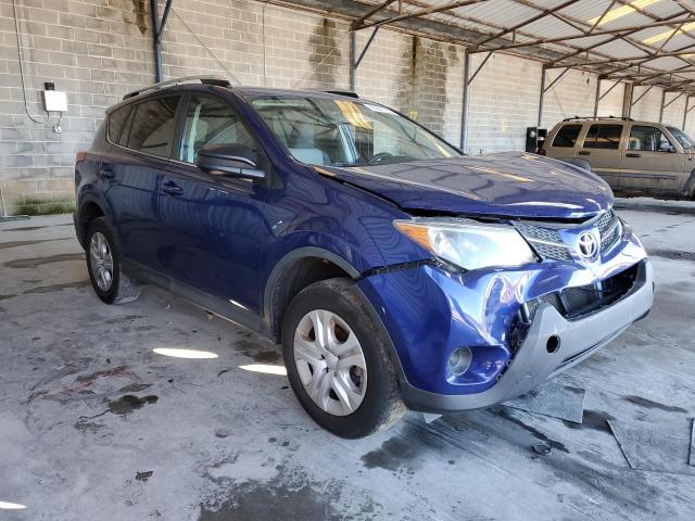 2T3ZFREV5FW209401 - 2015 TOYOTA RAV4 LE BLUE photo 4