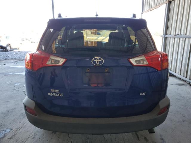 2T3ZFREV5FW209401 - 2015 TOYOTA RAV4 LE BLUE photo 6