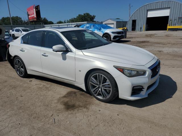 JN1BV7AP1FM338641 - 2015 INFINITI Q50 BASE WHITE photo 4