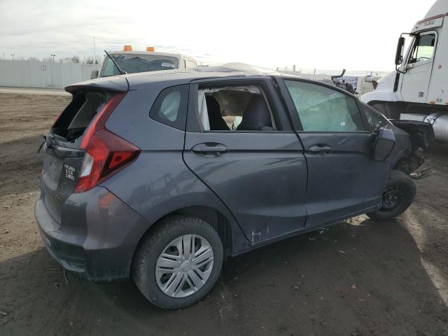 3HGGK5H46JM736289 - 2018 HONDA FIT LX GRAY photo 3