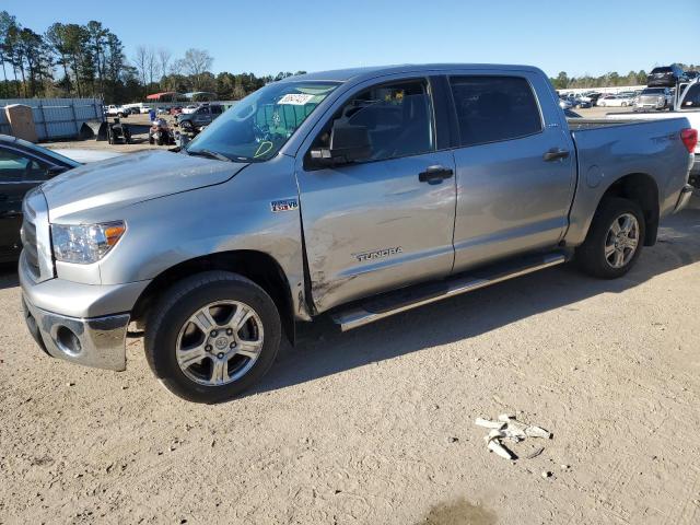 5TFEY5F11BX102381 - 2011 TOYOTA TUNDRA CREWMAX SR5 GRAY photo 1