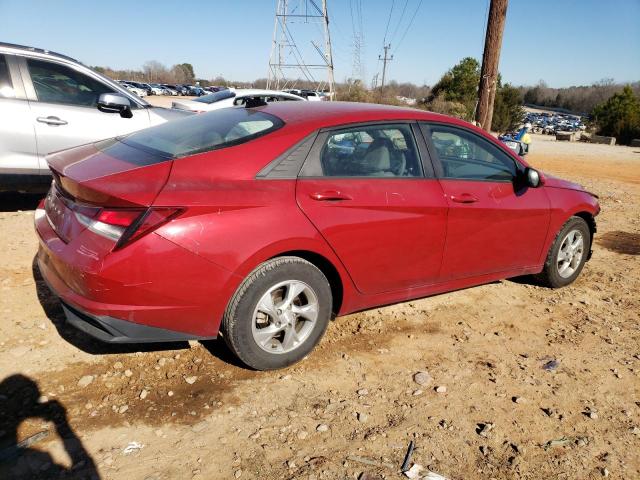 KMHLL4AG1MU071872 - 2021 HYUNDAI ELANTRA SE RED photo 3